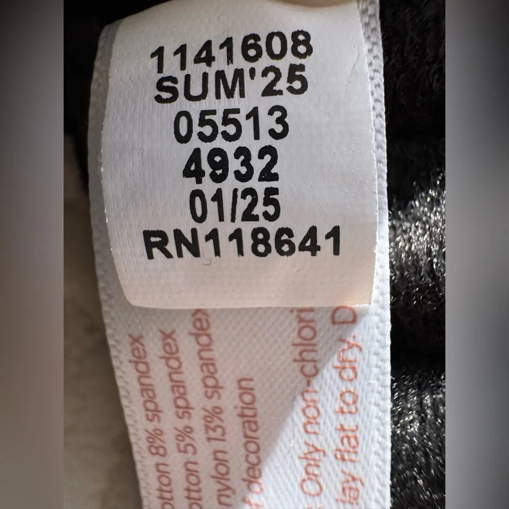 Cacique EUC Black Lightly Lined T-Shirt Bra 34DDD